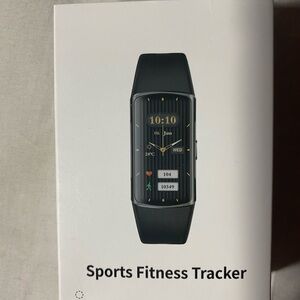 Black Sports Fitness Tracker
